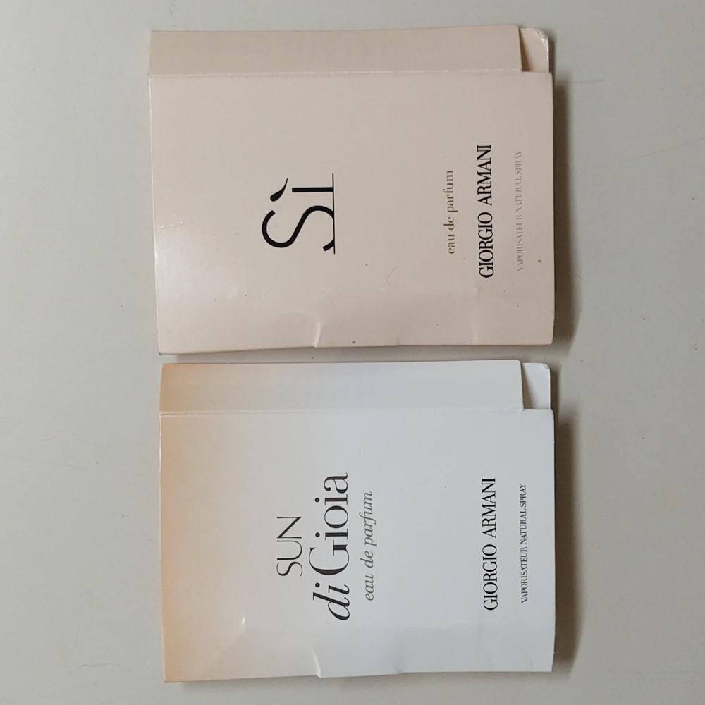 Giorgio armani Si and Sun di Gioia